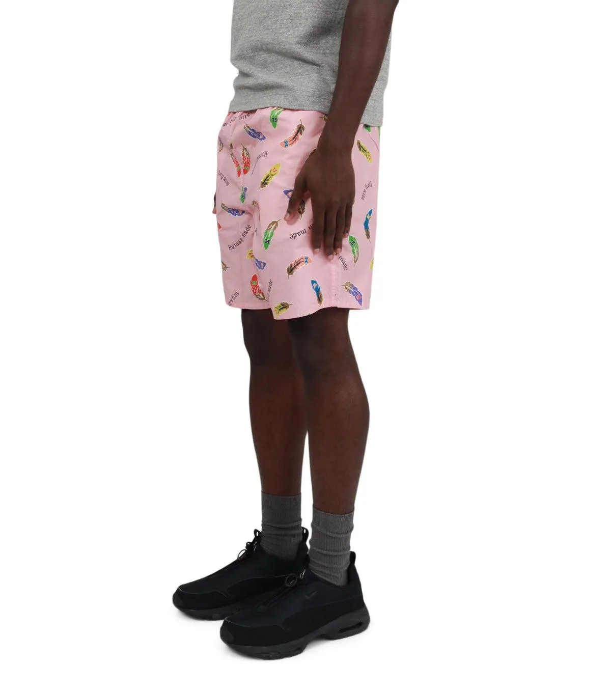 Human Made Feather Shorts Pink