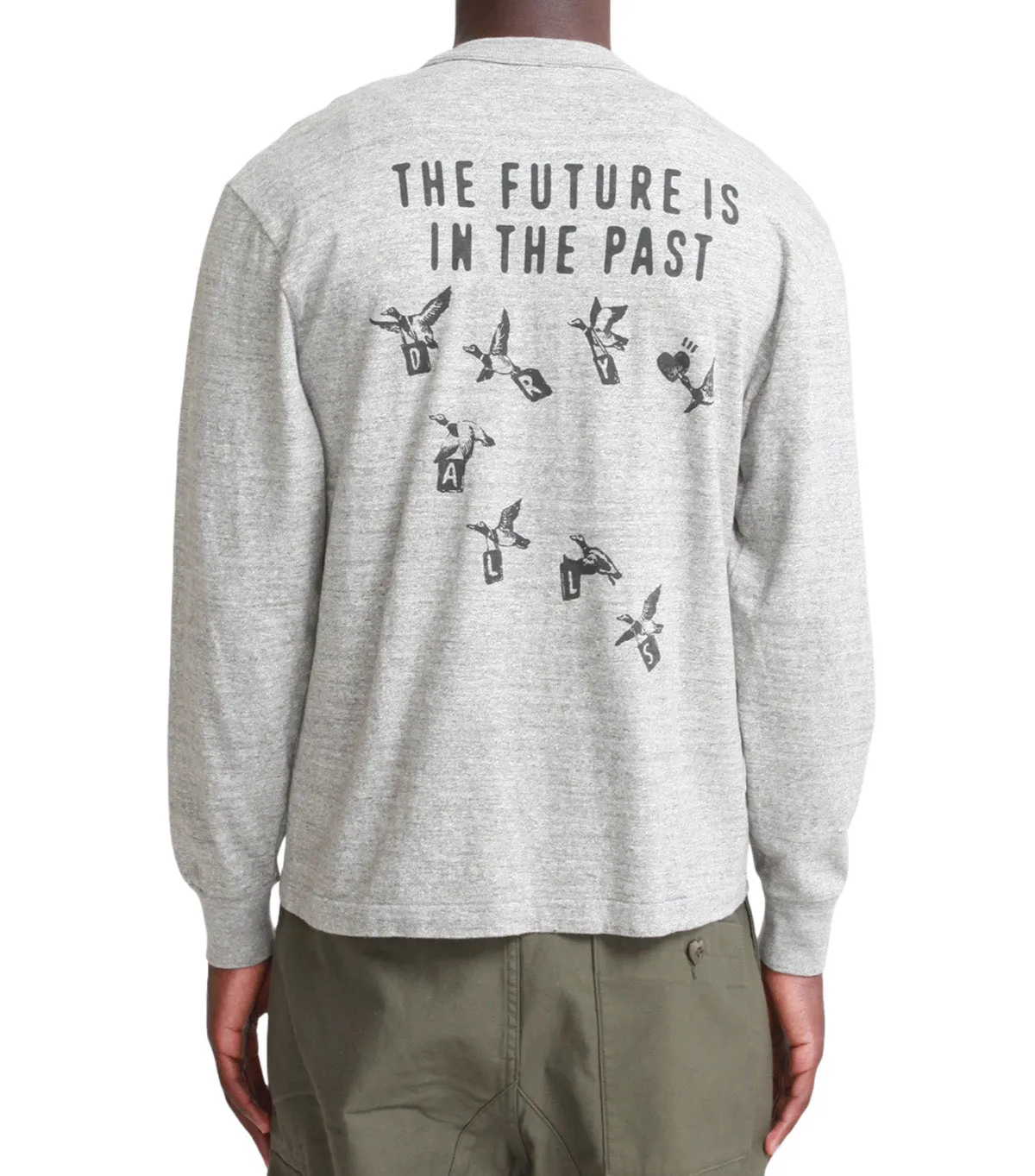 Human Made Graphic Long Sleeve T-Shirt Gray