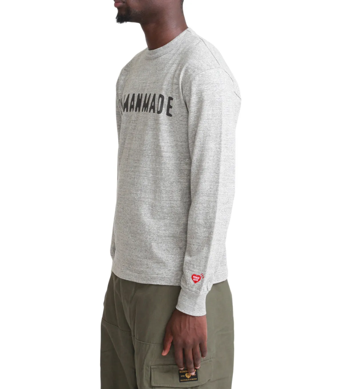 Human Made Graphic Long Sleeve T-Shirt Gray