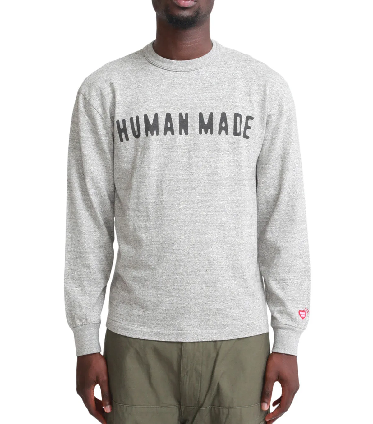 Human Made Graphic Long Sleeve T-Shirt Gray