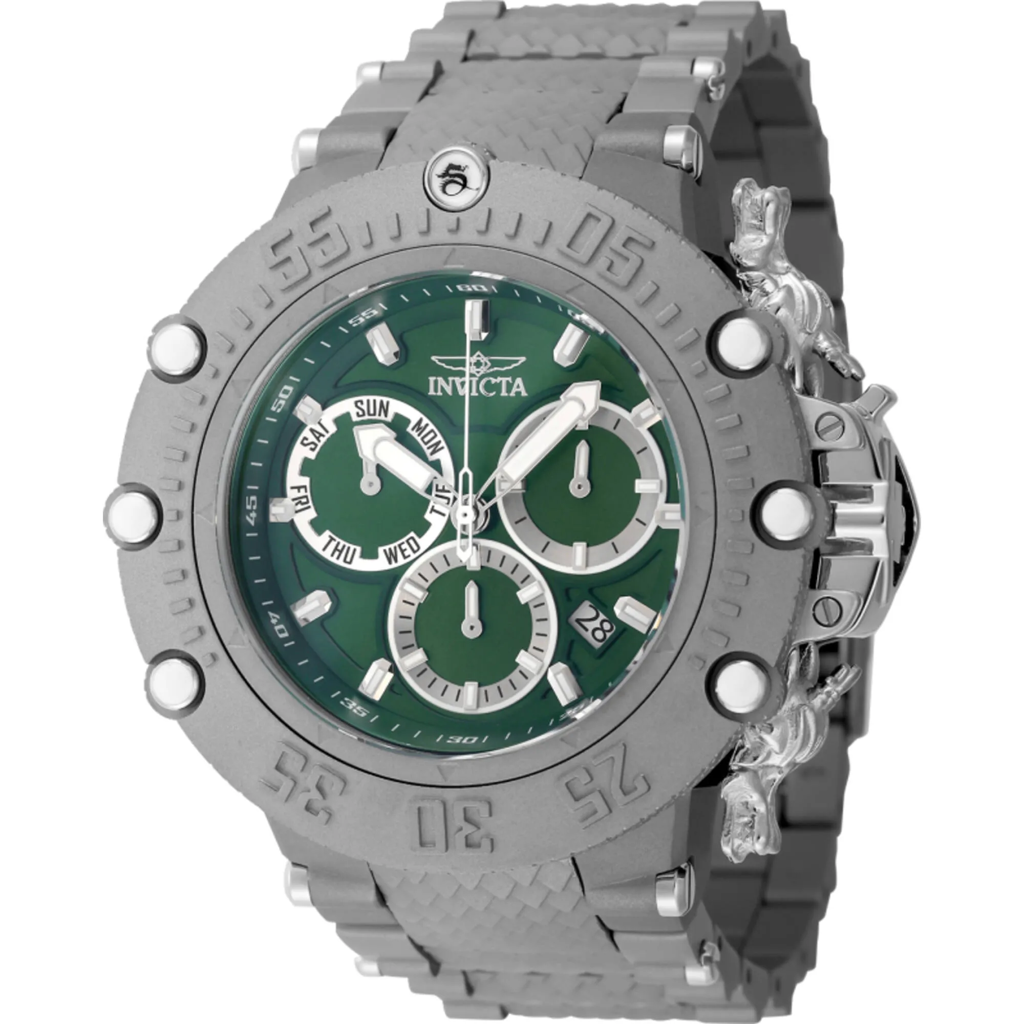 Invicta Men's Watch - Subaqua Chronograph Titanium and Green Dial Bracelet | 48192 