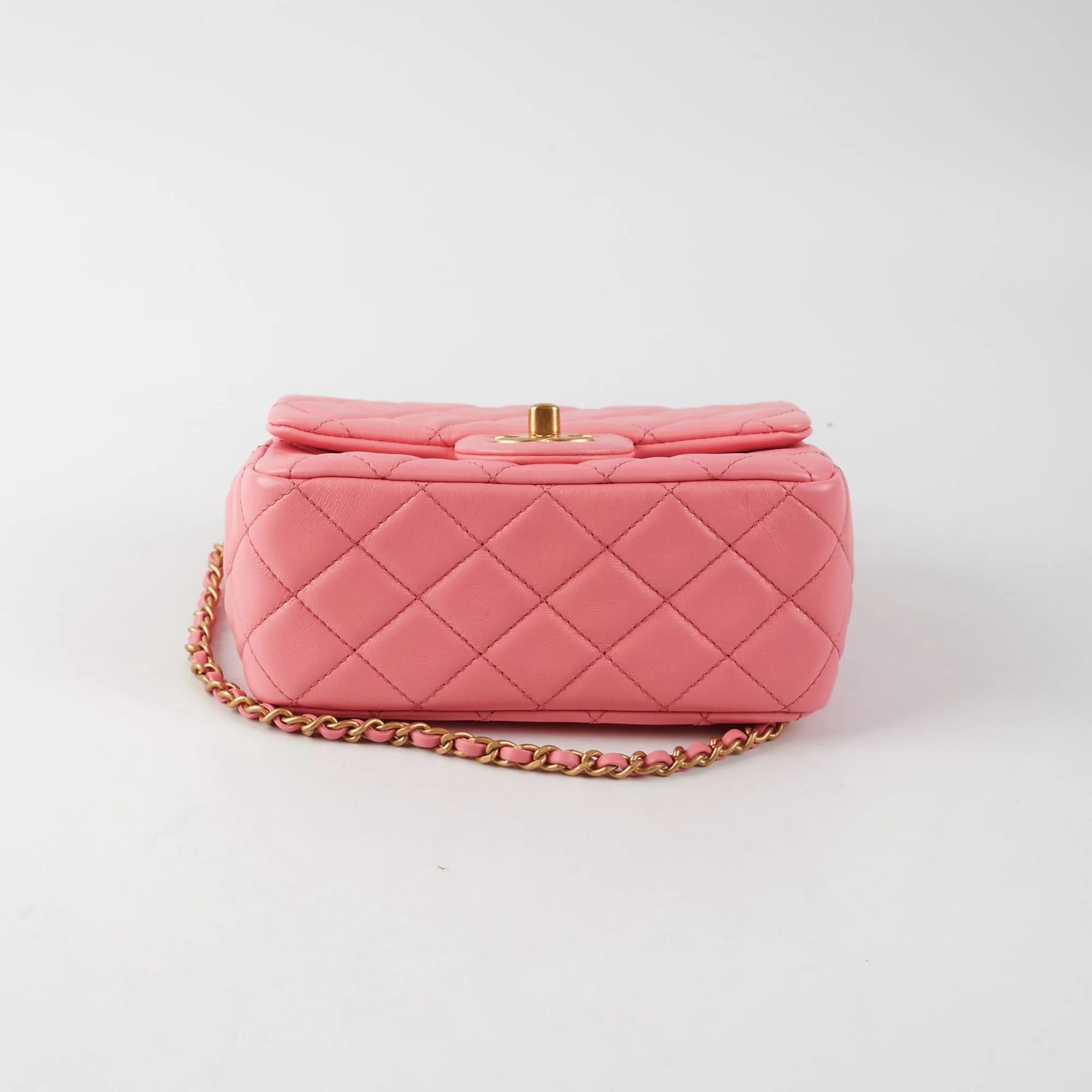 ITEM 9 - Chanel Mini Square Pink Microchipped