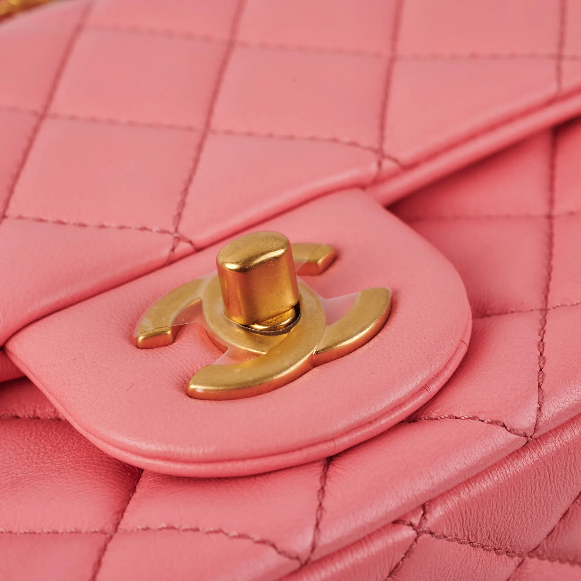 ITEM 9 - Chanel Mini Square Pink Microchipped