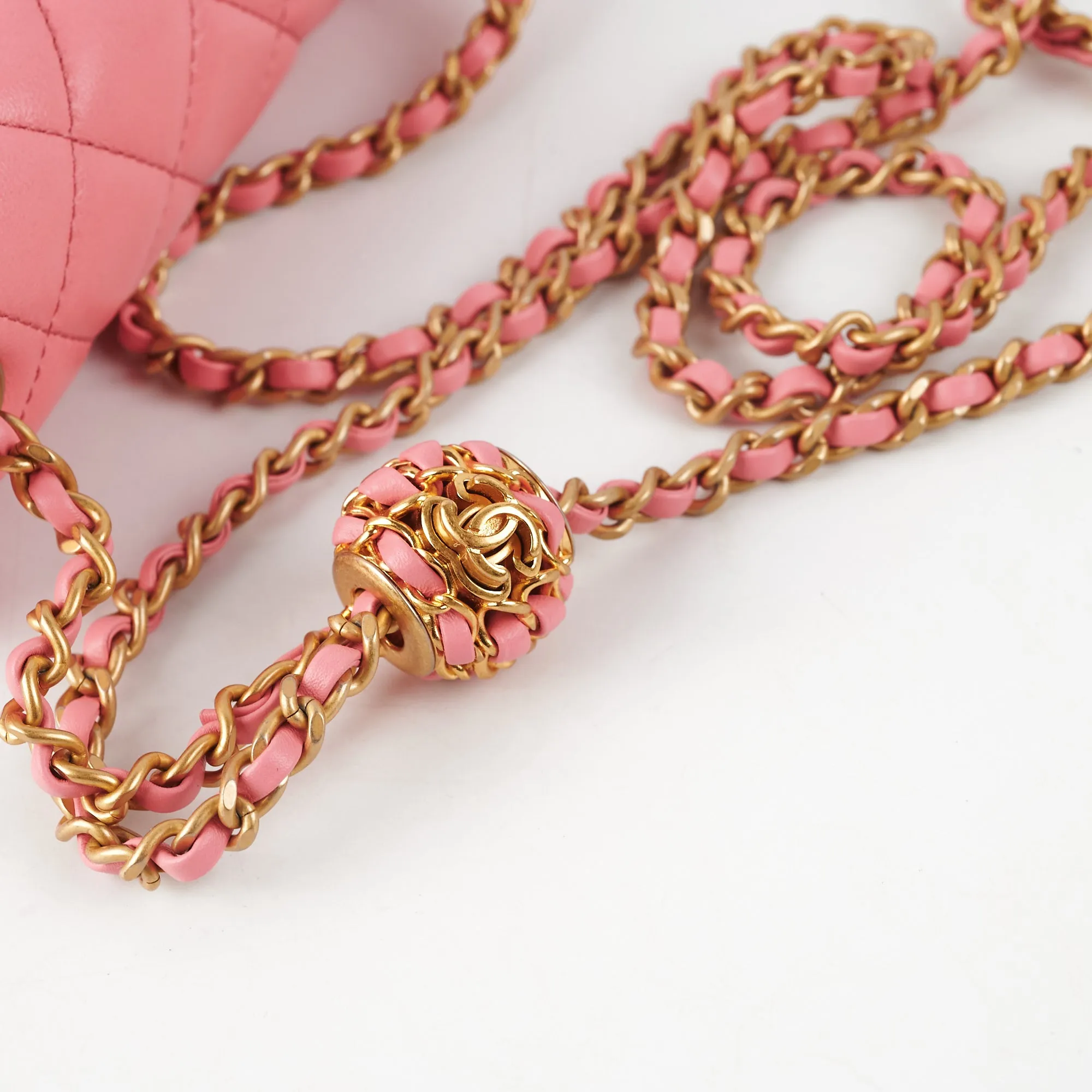ITEM 9 - Chanel Mini Square Pink Microchipped