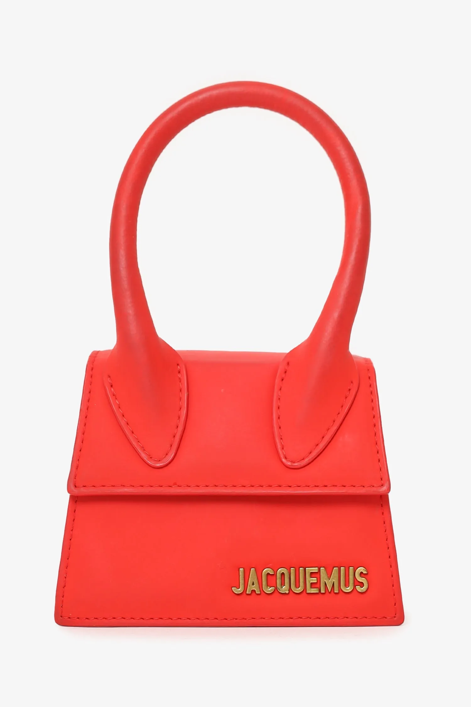 Jacquemus red Leather Le Chiquito Mini Top Handle with Strap handbags bulk sale