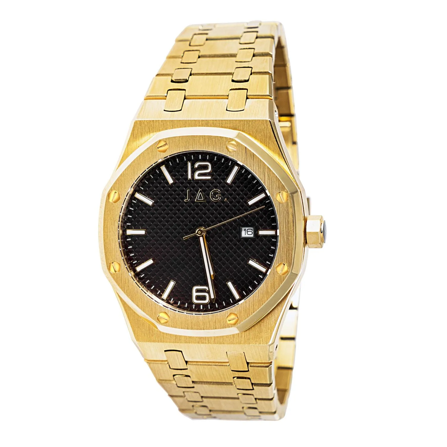 Jag Brighton Brown Dial 41mm Watch J2768A 