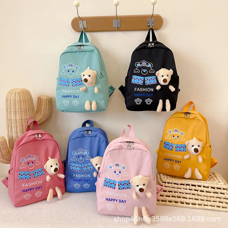 Japanese style cute bear backpack 