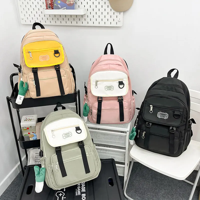 Japanese style schoolbag, versatile backpack 