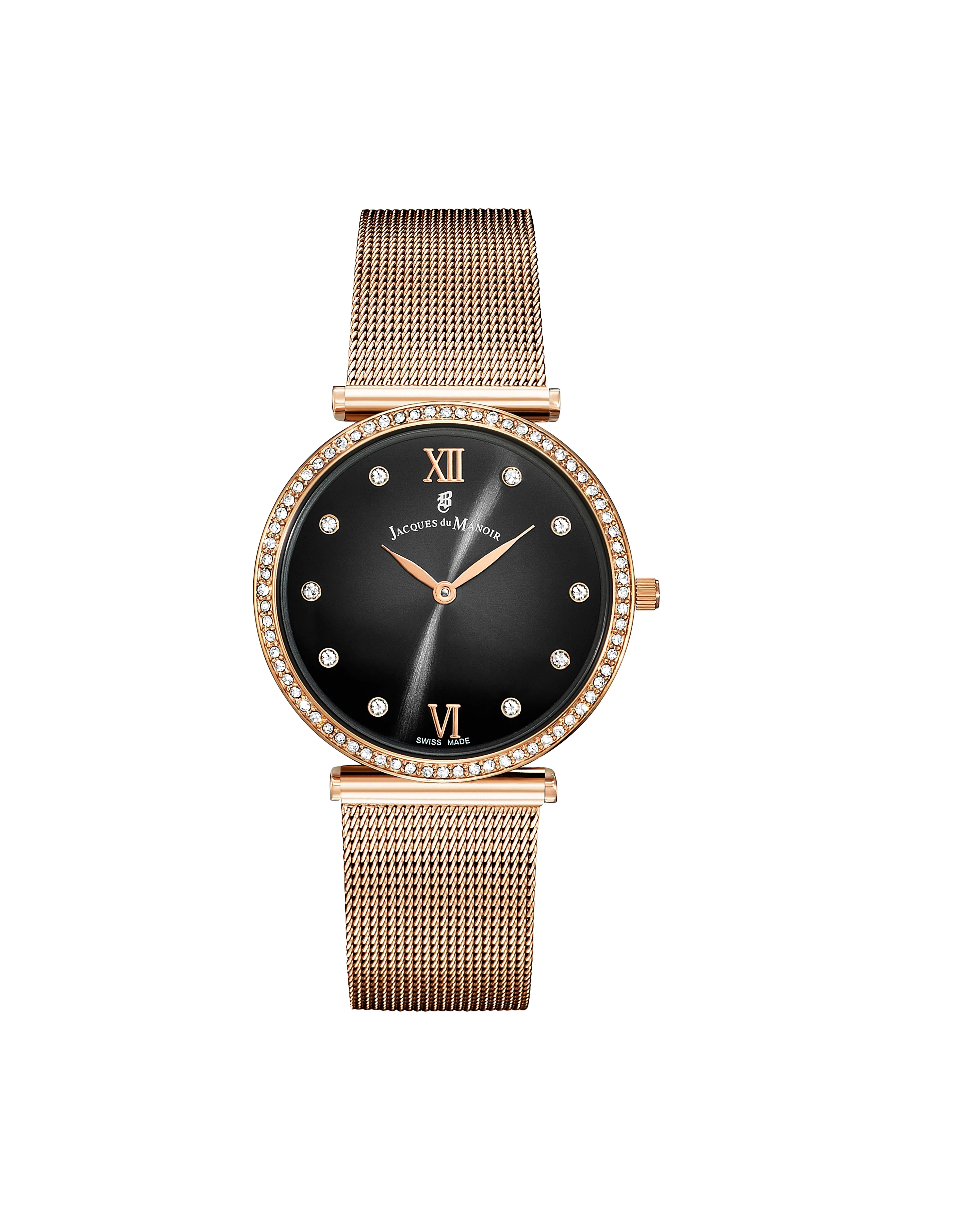 JDM Cocktail Rose Gold Black Watch 