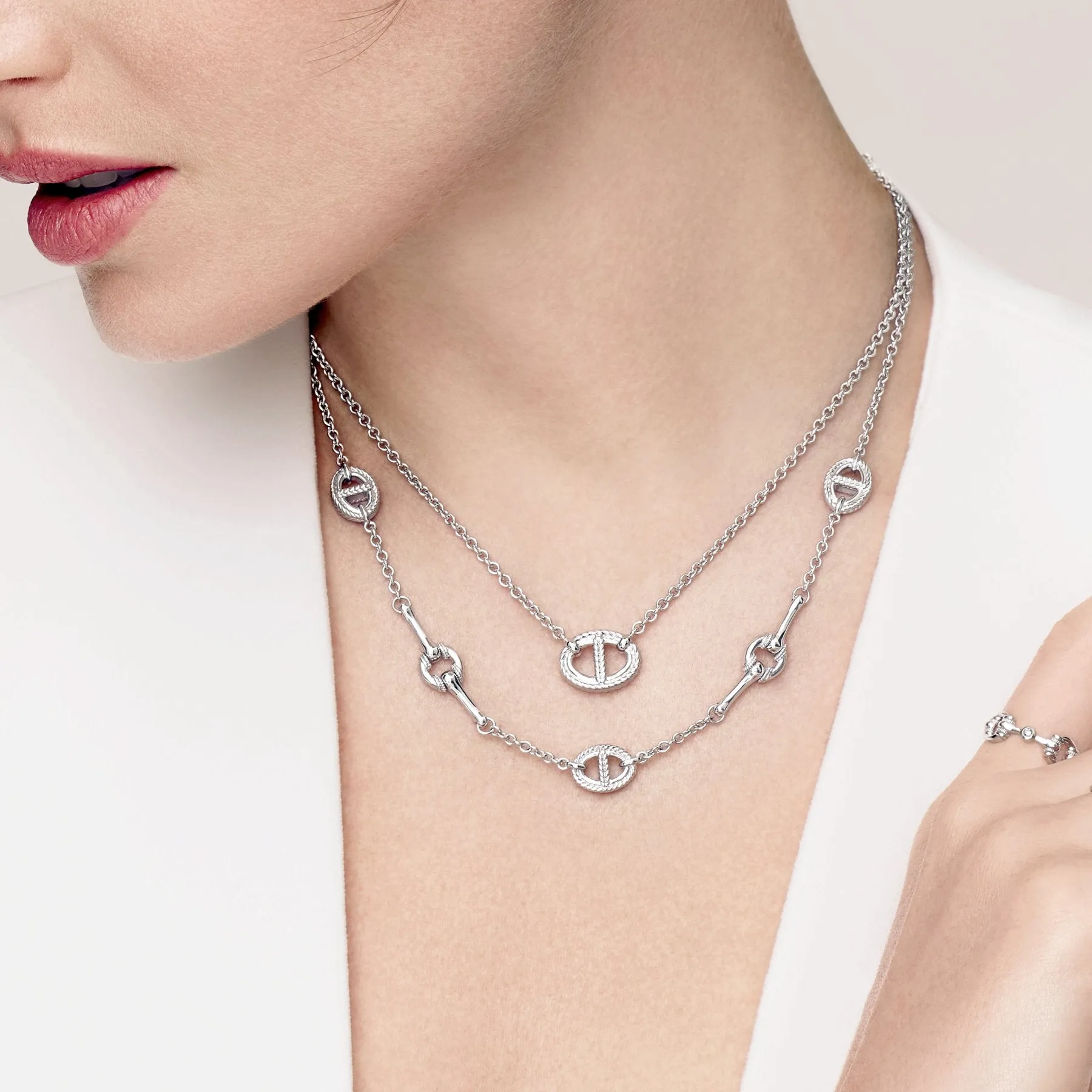 Judith Ripka Vienna Single Link Necklace