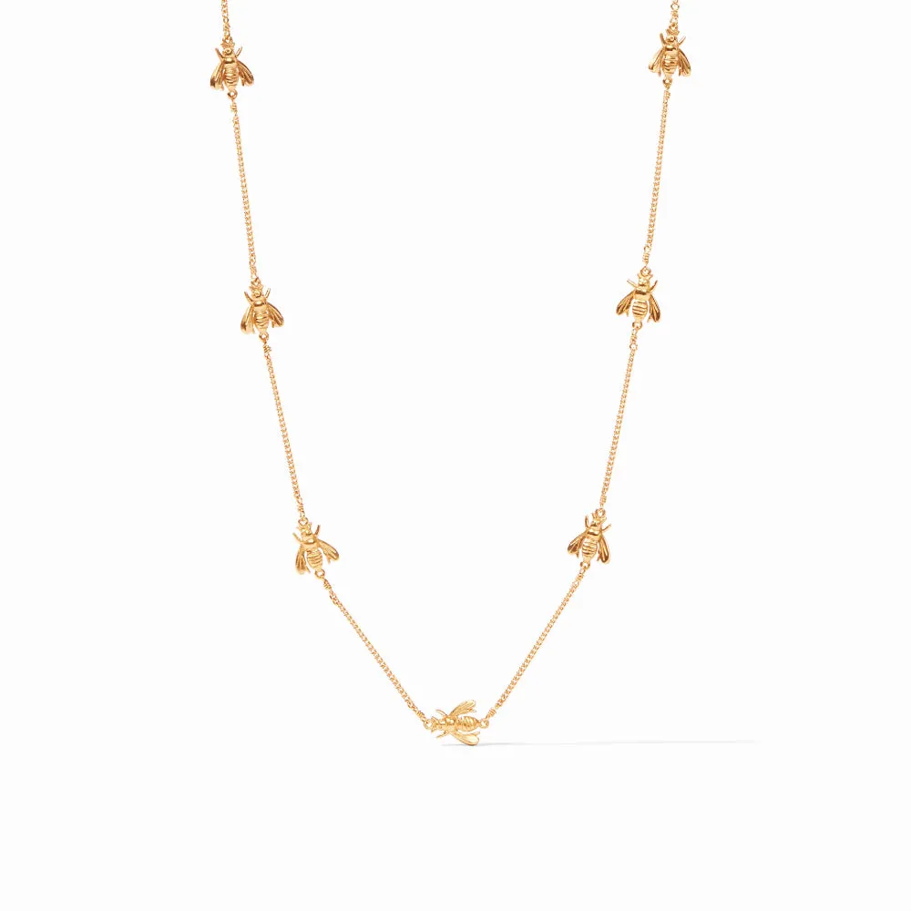 Julie Vos Bee Delicate Station Necklace 