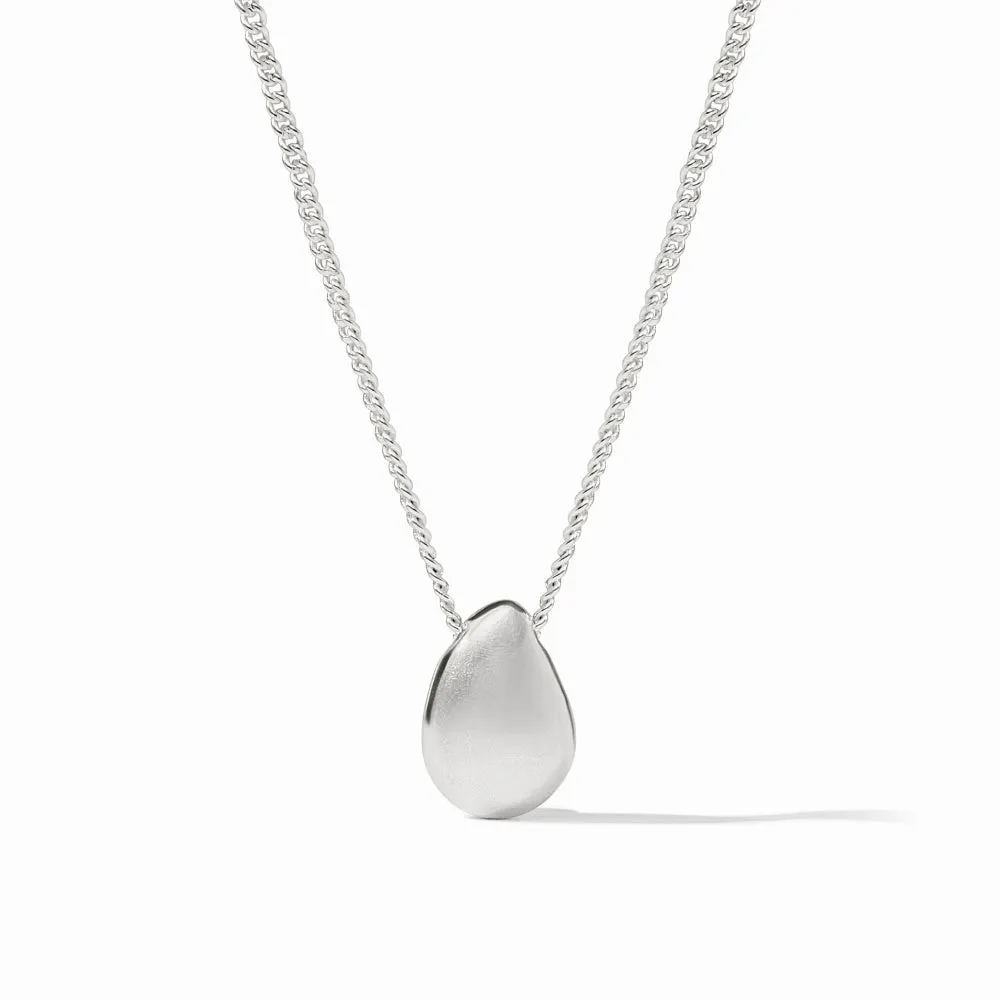 Julie Vos Silver Wave Delicate Necklace 