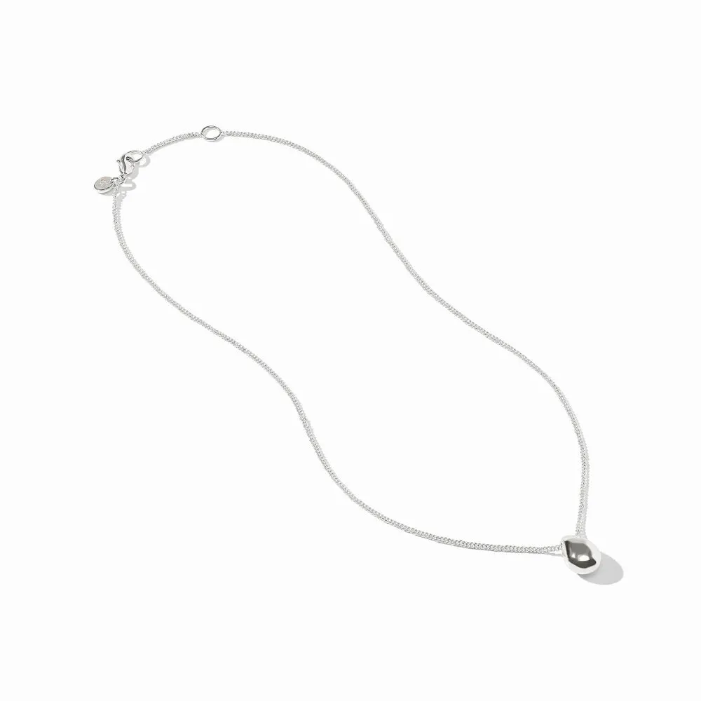 Julie Vos Silver Wave Delicate Necklace