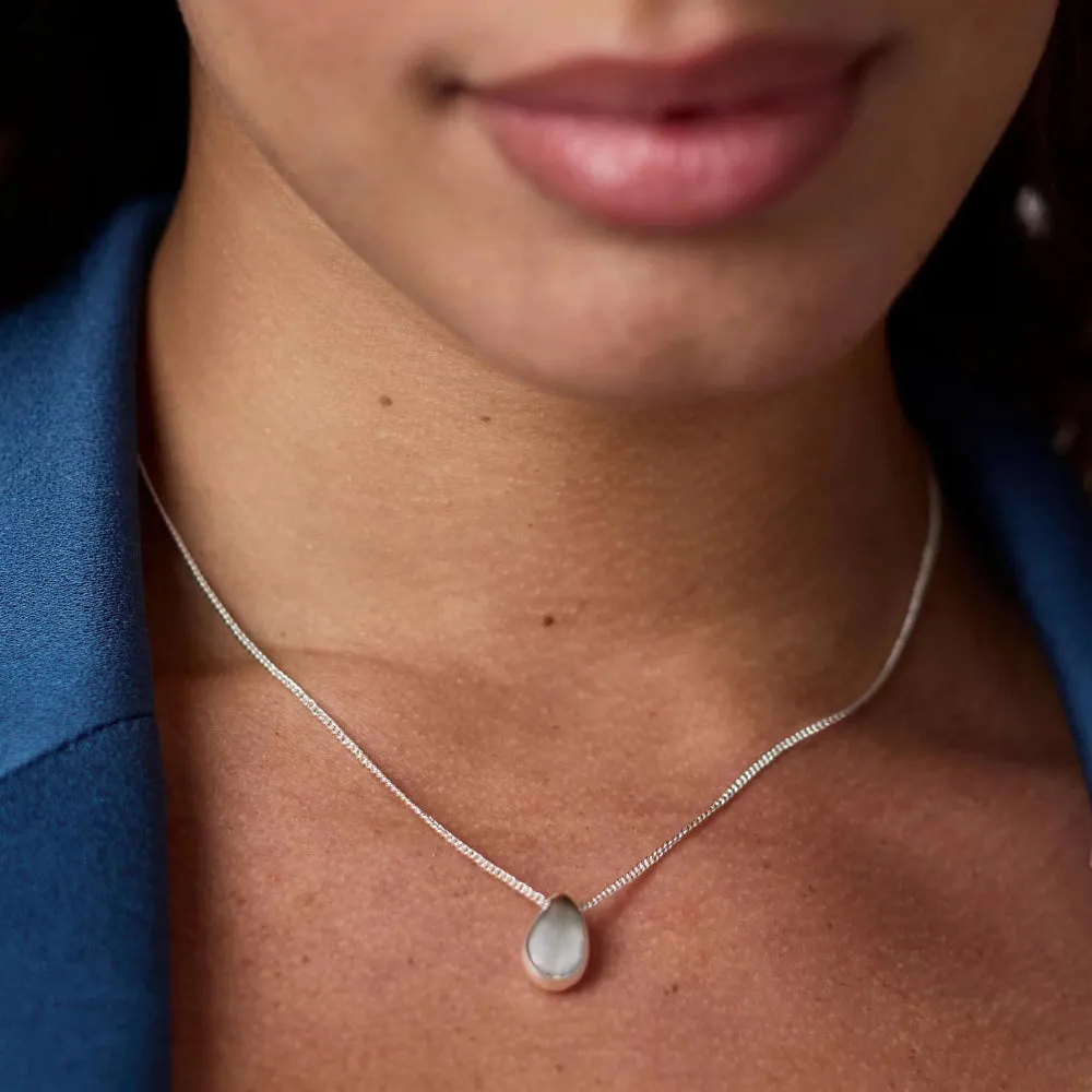 Julie Vos Silver Wave Delicate Necklace