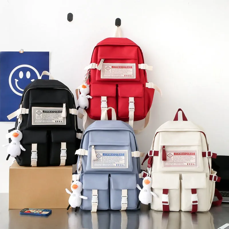 Junior high school large capacity light weight backpack 