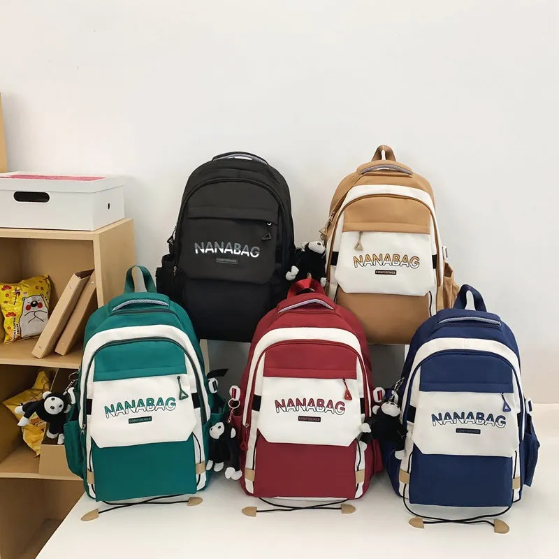 Junior high school student school bag large capacity backpack 