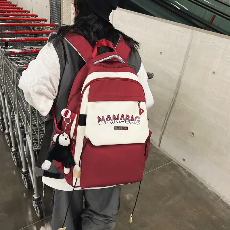 Junior high school student school bag large capacity backpack