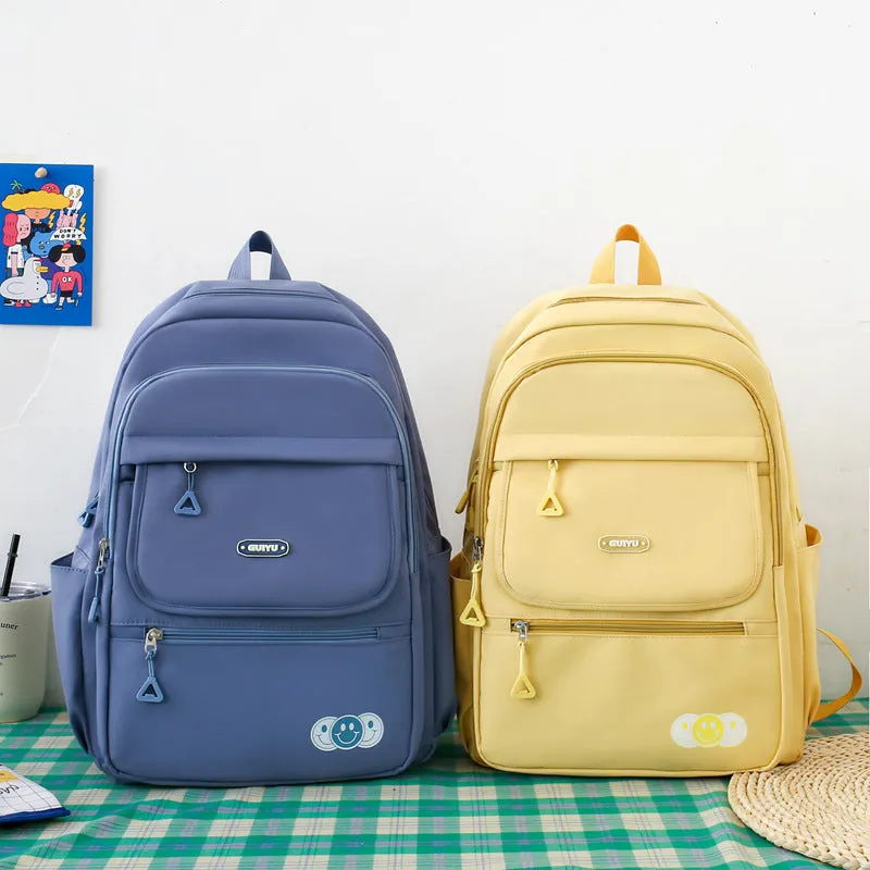 Junior high school students 4-piece large capacity backpack