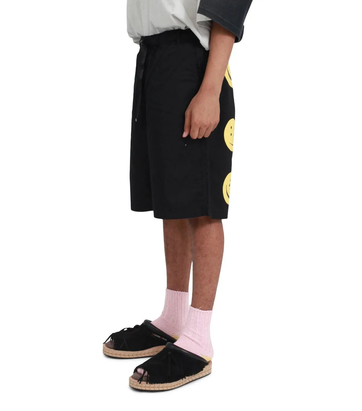 Kapital Combed Burberry Easy Shorts (Rainbowy) Black