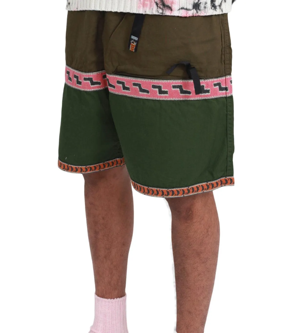 Kapital Combed Burberry Eco Baka Shorts Khaki