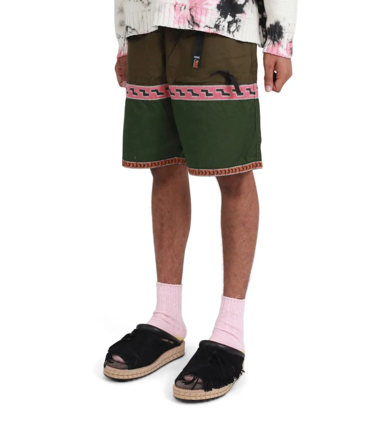 Kapital Combed Burberry Eco Baka Shorts Khaki