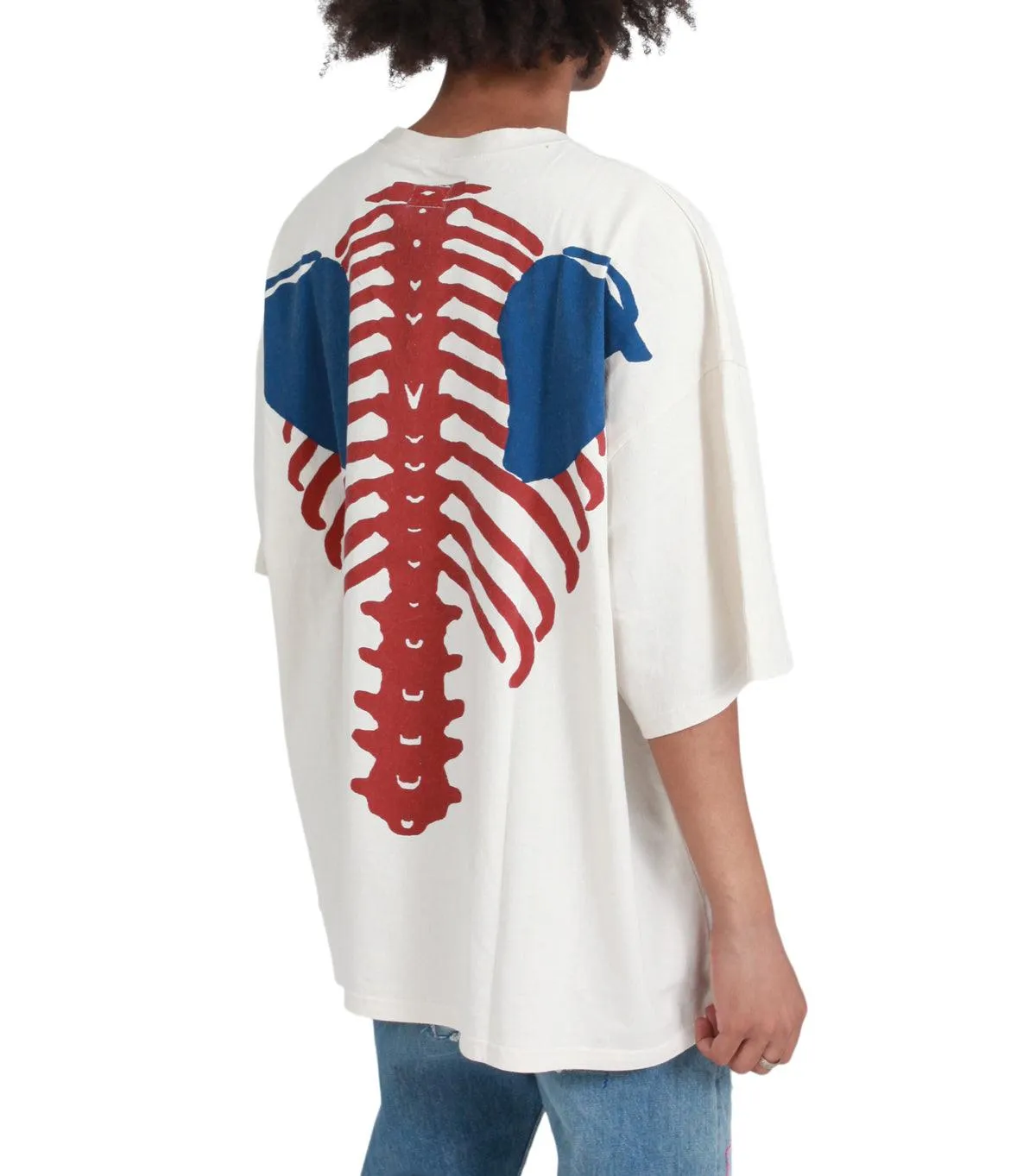 Kapital Jersey 2Tones Big Pocket T (Bone) Trico