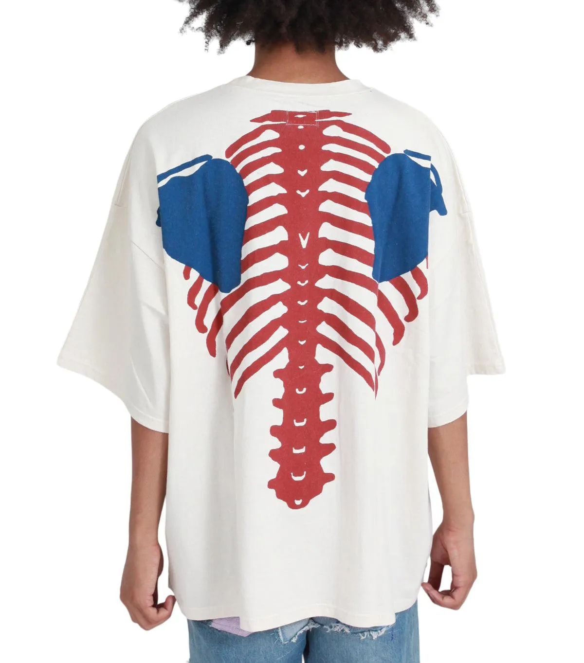 Kapital Jersey 2Tones Big Pocket T (Bone) Trico