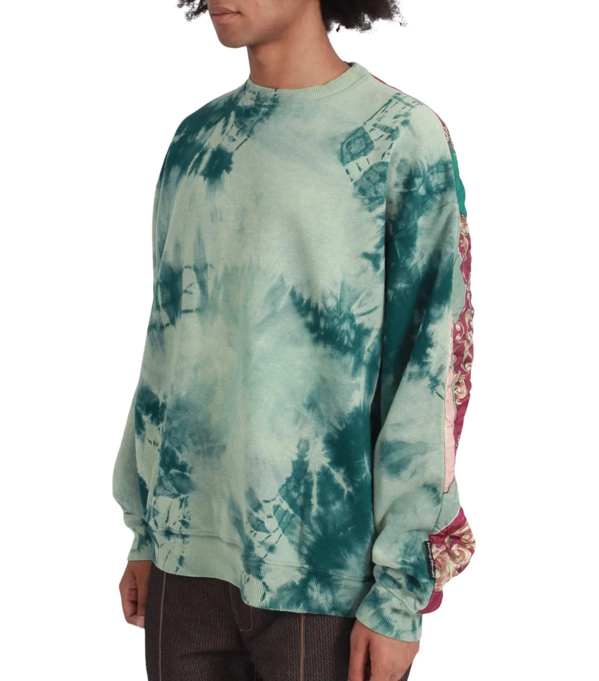 Kapital Knit Bivouac Big Sweater Ecru Green