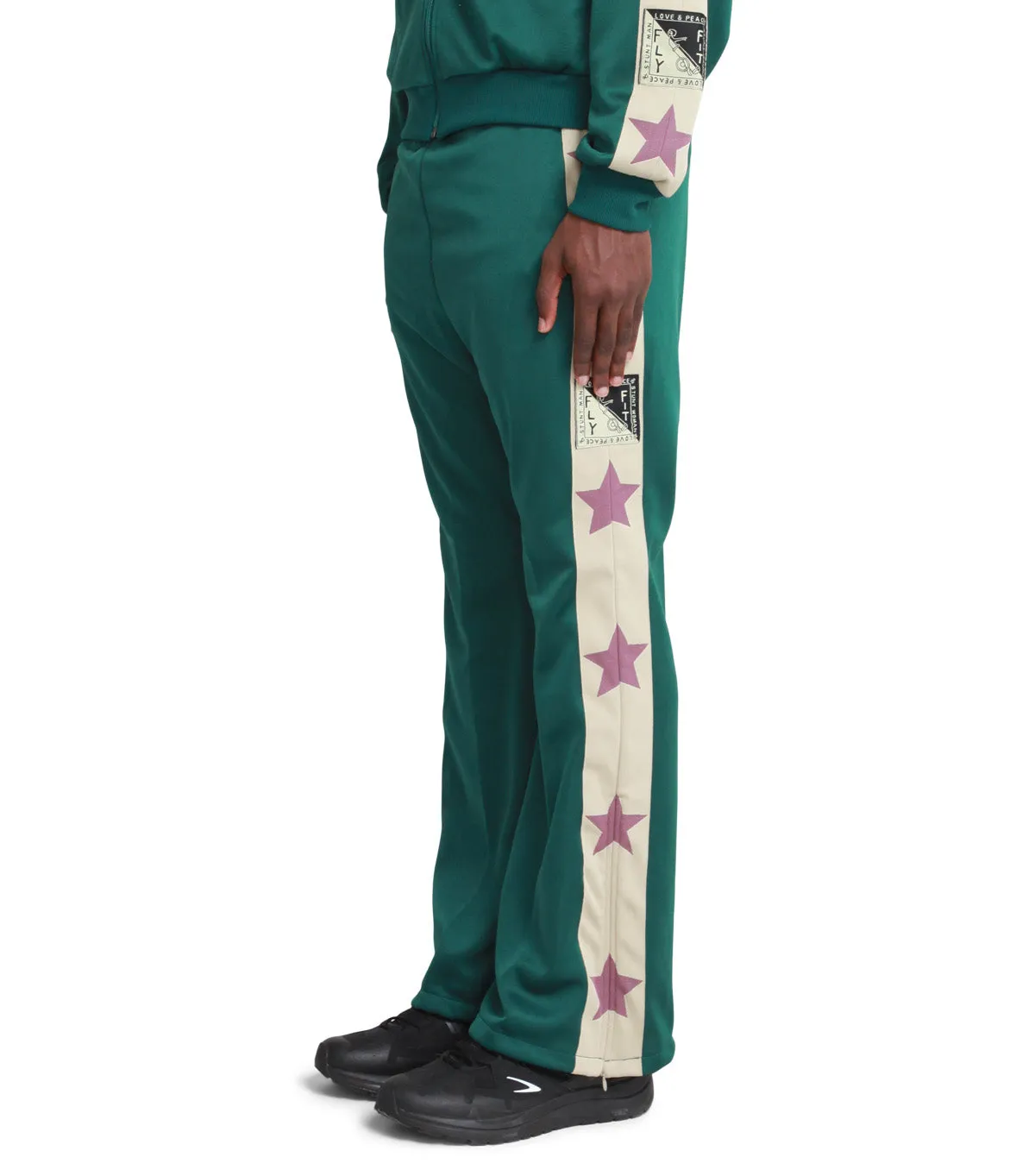 Kapital Smooth Jersey Stant Man & Woman Track Pants Green