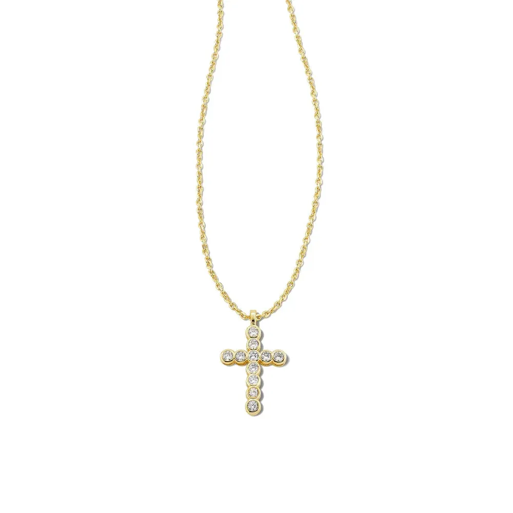 Kendra Scott Cross Crystal Pendant Necklace 