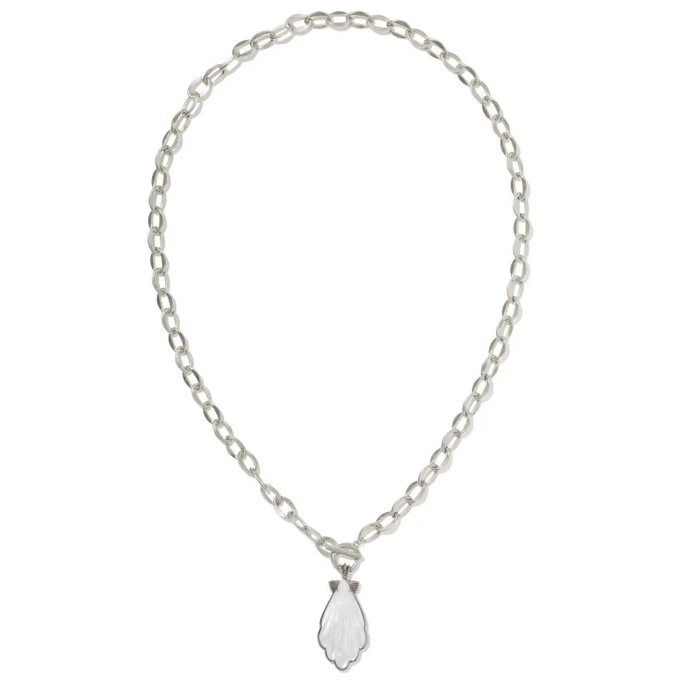 Kendra Scott Vintage Silver Alexa Statement Necklace
