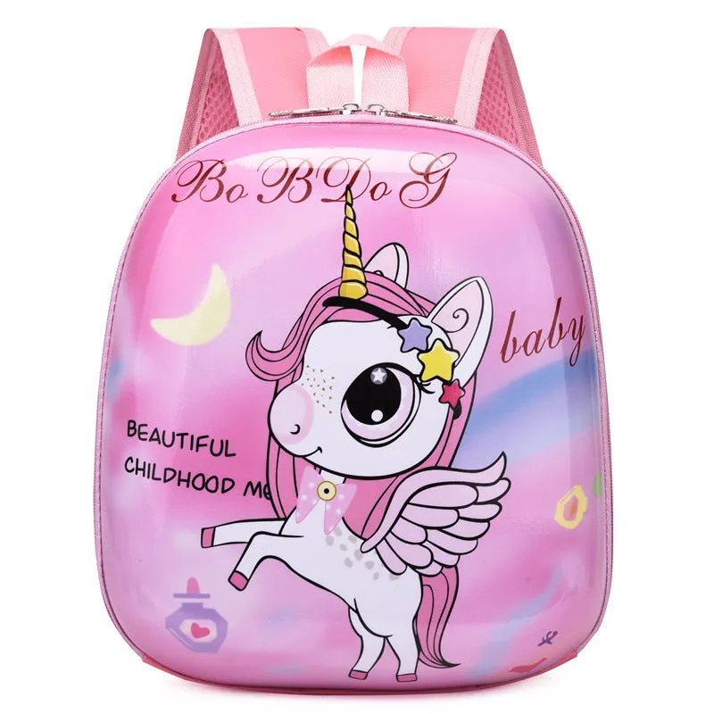Kindergarten baby unicorn school bag