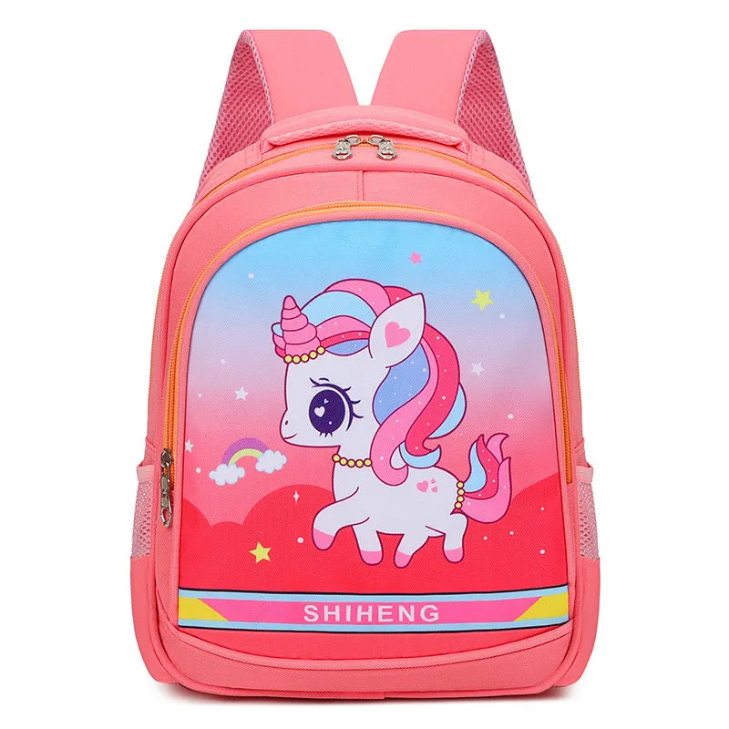 Kindergarten weight-reducing breathable backpack