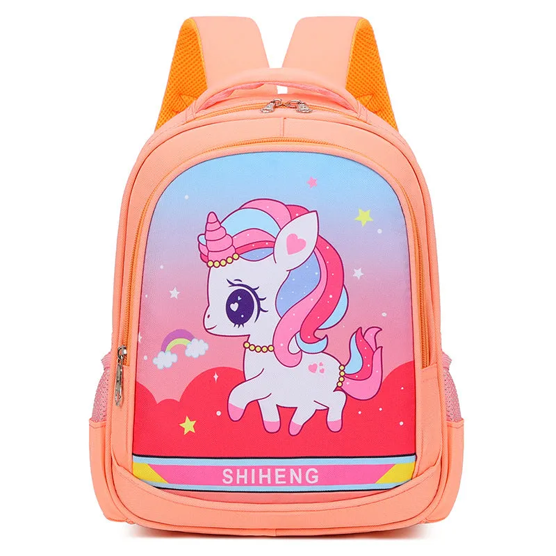 Kindergarten weight-reducing breathable backpack