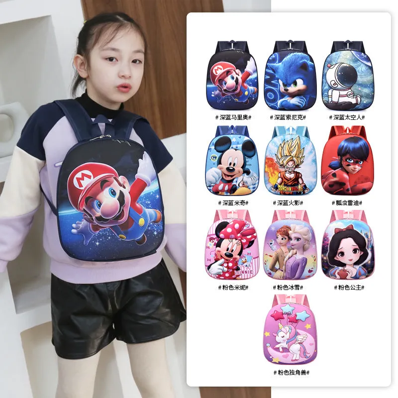 Kindergarten weight-reducing breathable eggshell backpack 