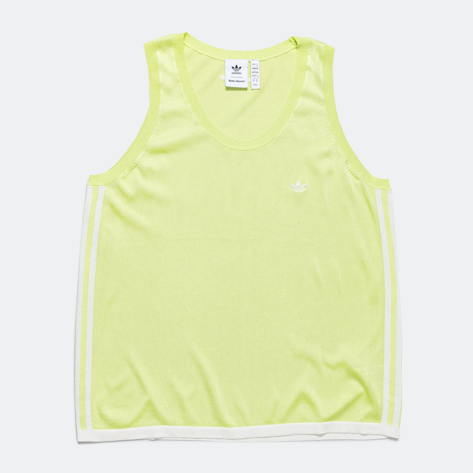 Knit Vest x Wales Bonner - Frozen Yellow/Core White