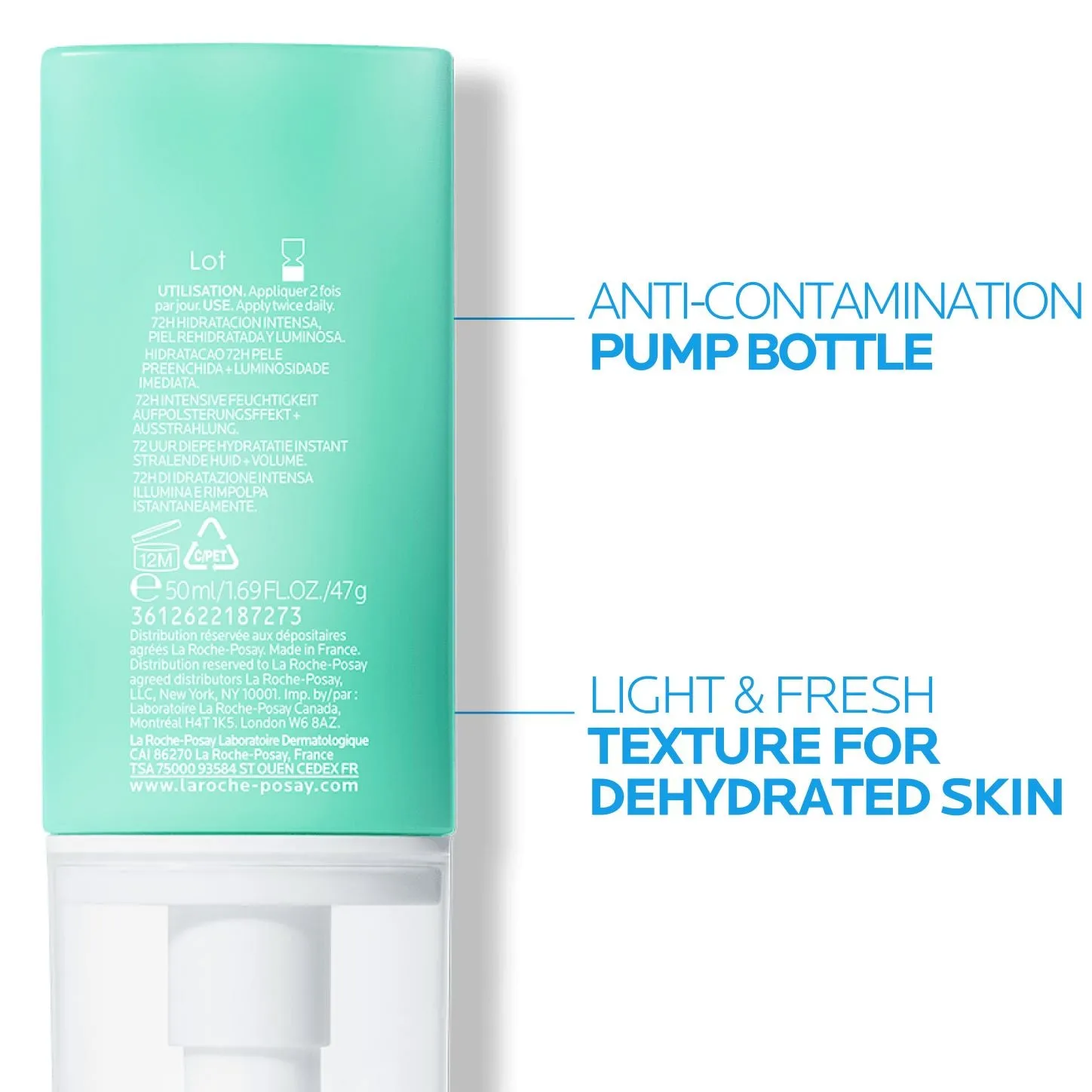La Roche-Posay Hydraphase HA Light Moisturiser for Sensitive Skin 50ml
