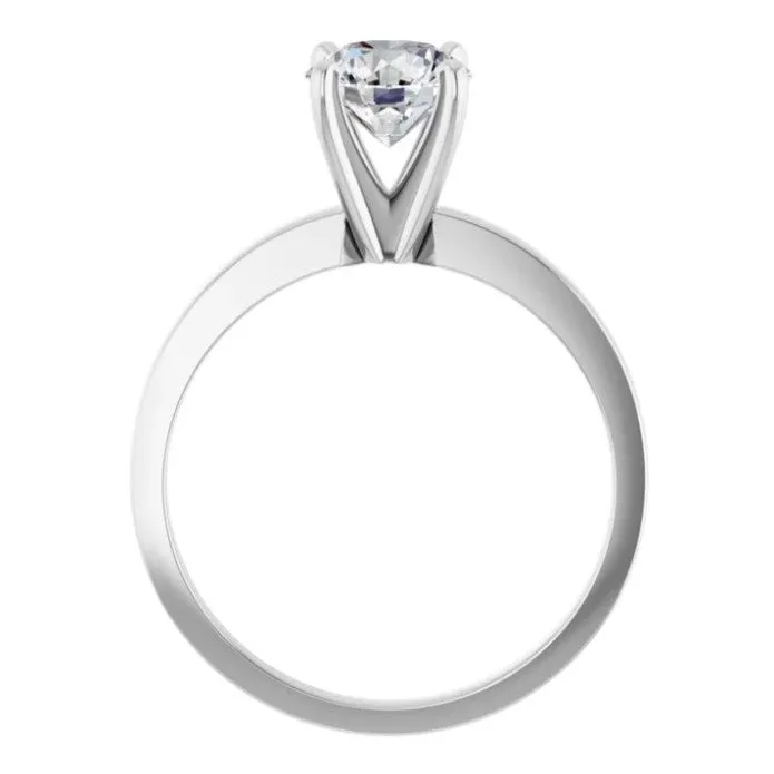 Lab-Grown 1 Carat Solitaire Diamond Ring