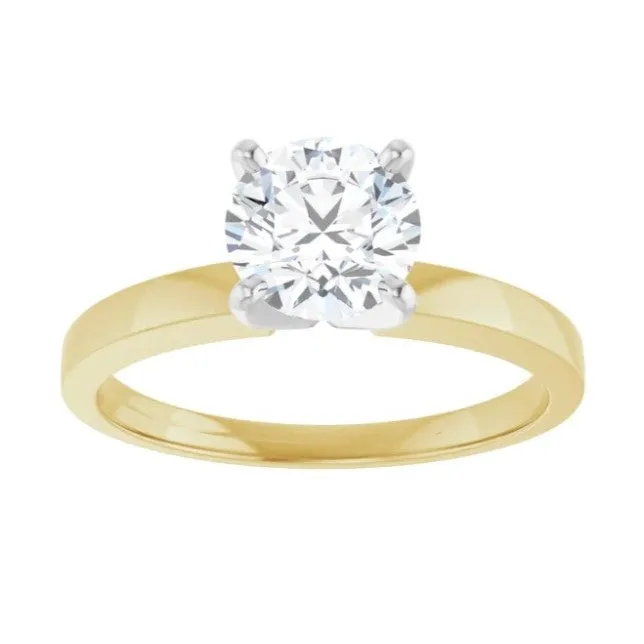 Lab-Grown 1 Carat Solitaire Diamond Ring