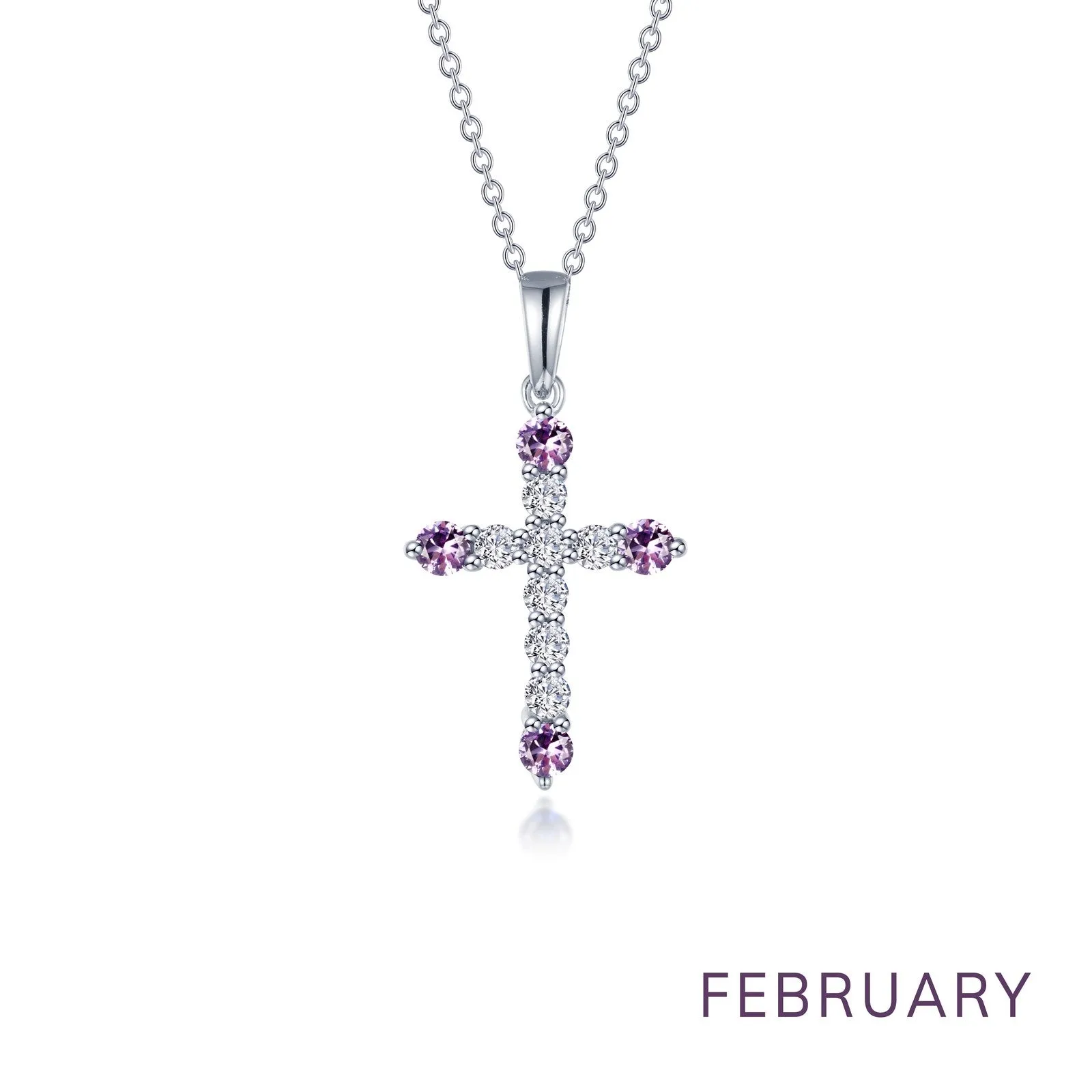 Lafonn Birthstone February Necklace BP007AMP20 