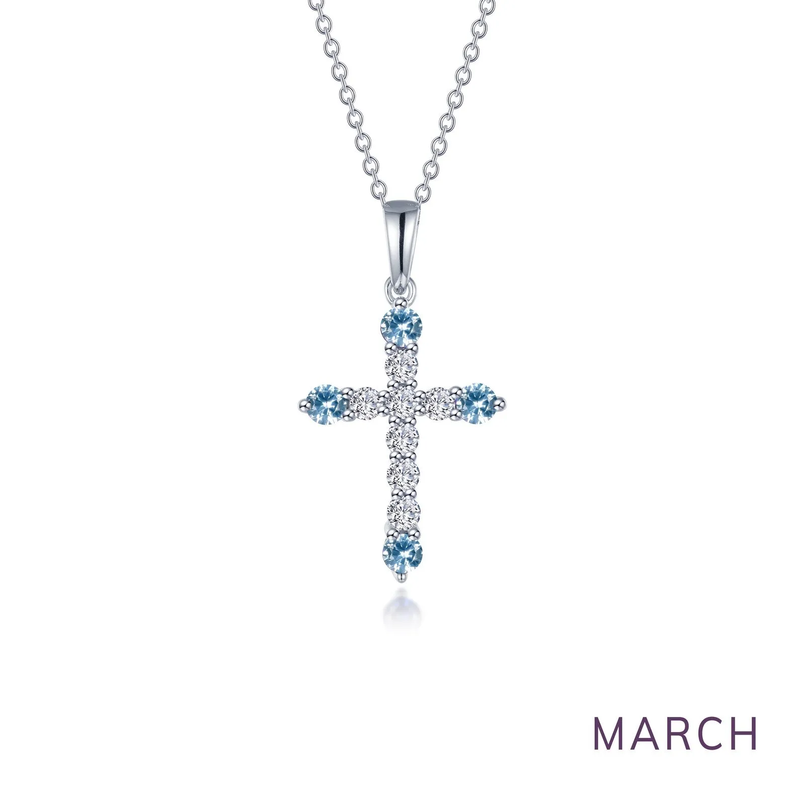 Lafonn Birthstone March Necklace BP007AQP20 