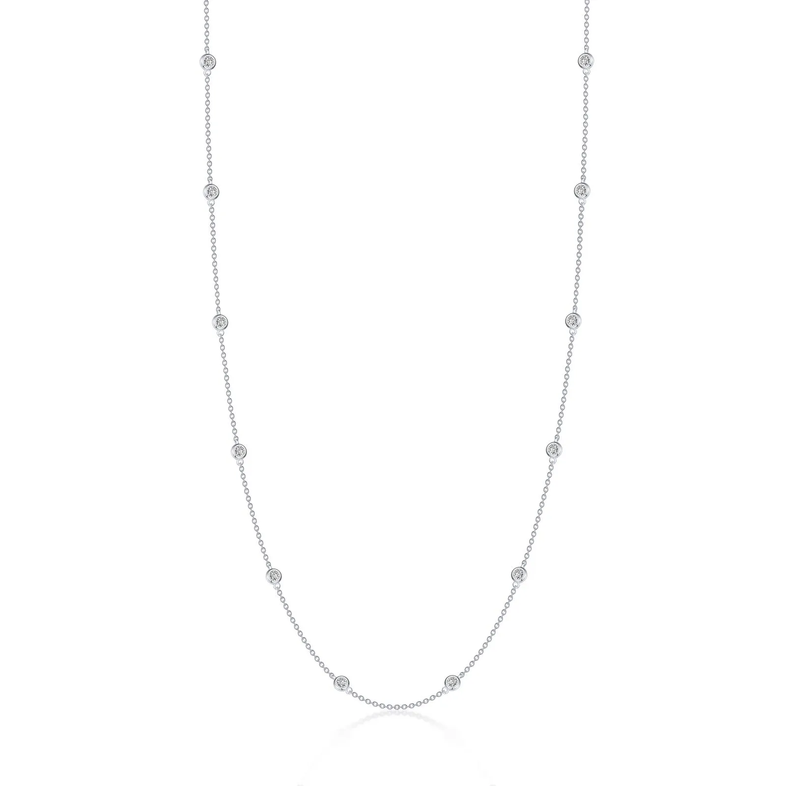 Lafonn Classic Diamond Necklace N0219CLP18 