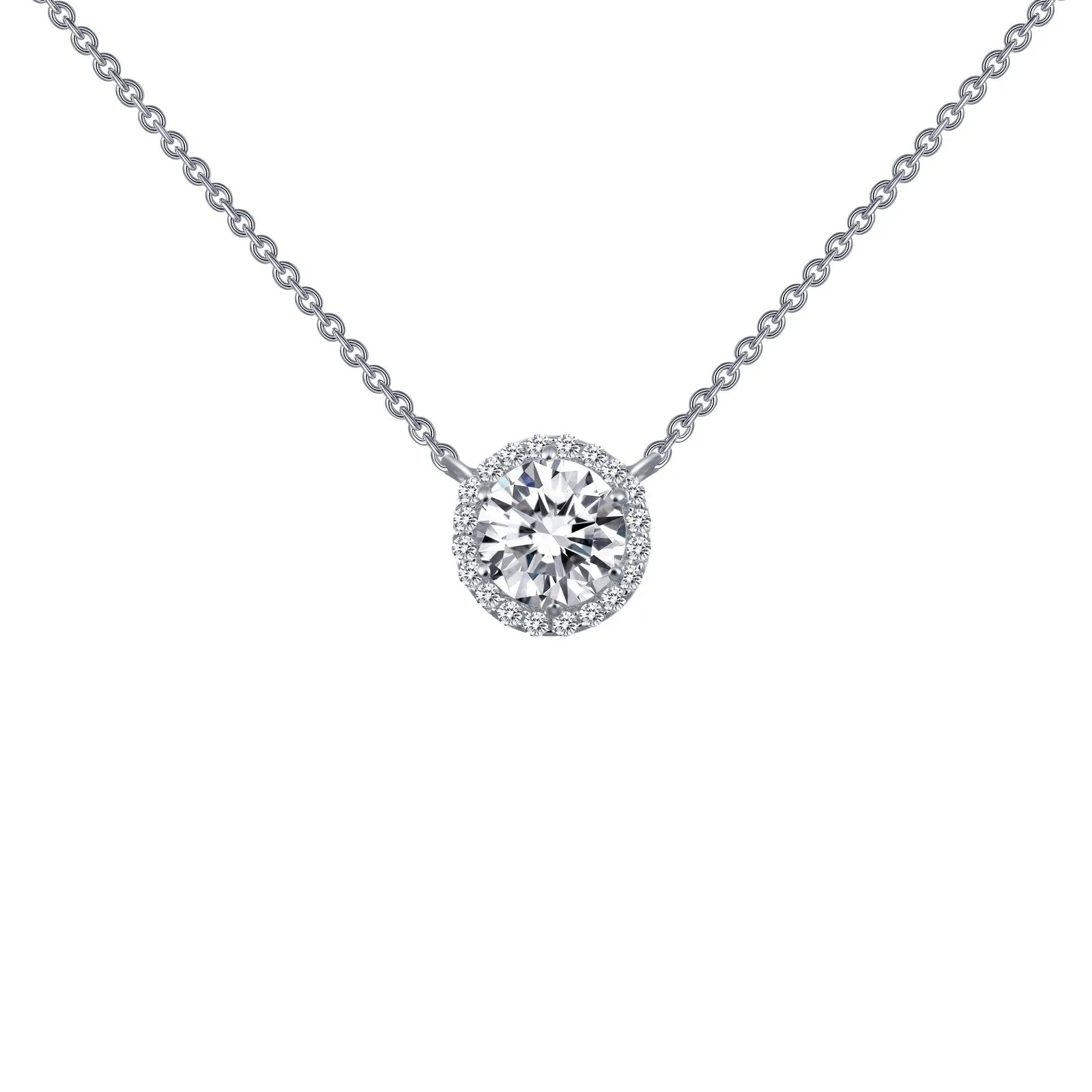 Lafonn Classic Round Diamond Necklace N0038CLP18 