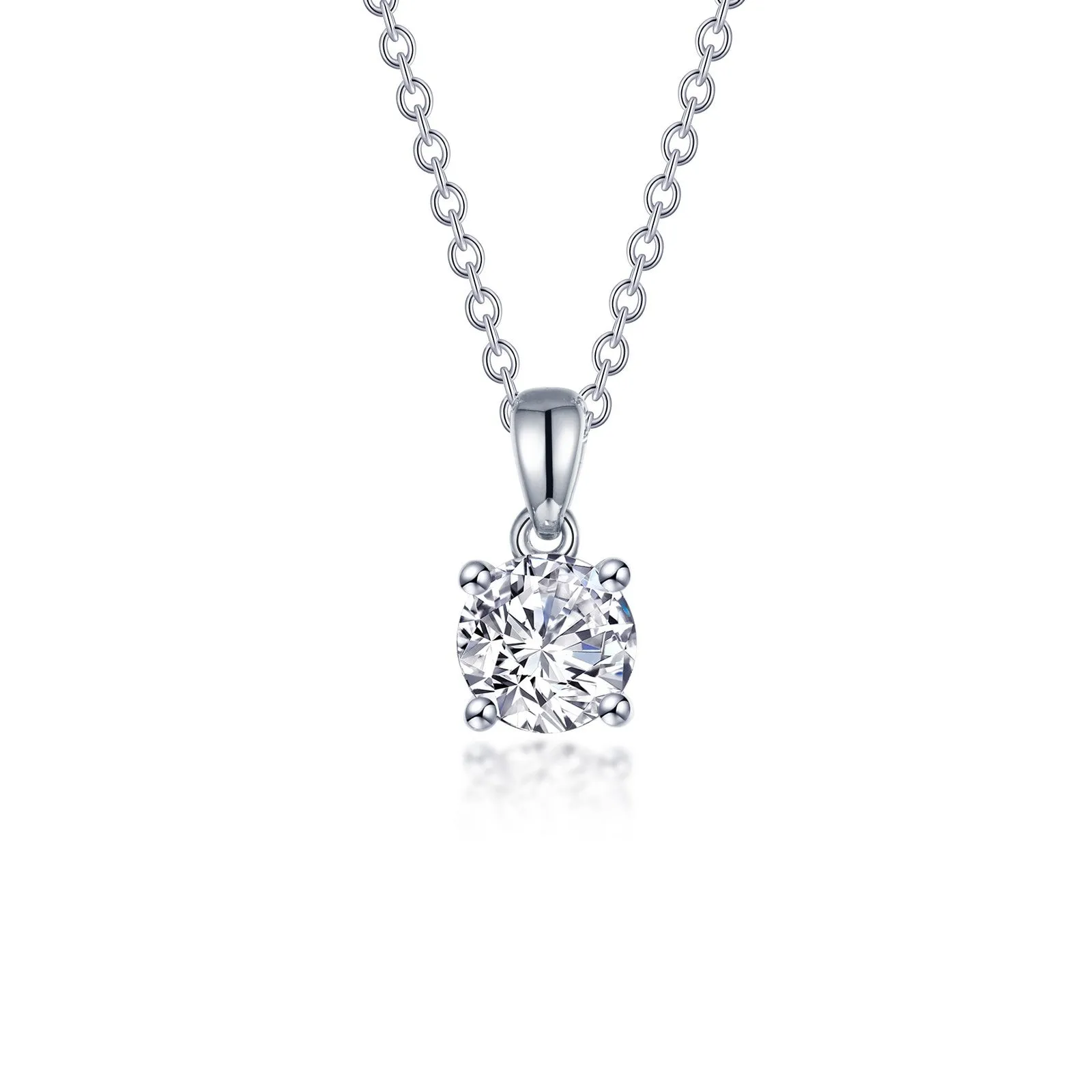 Lafonn Classic Round Diamond Necklace N0307CLP20 