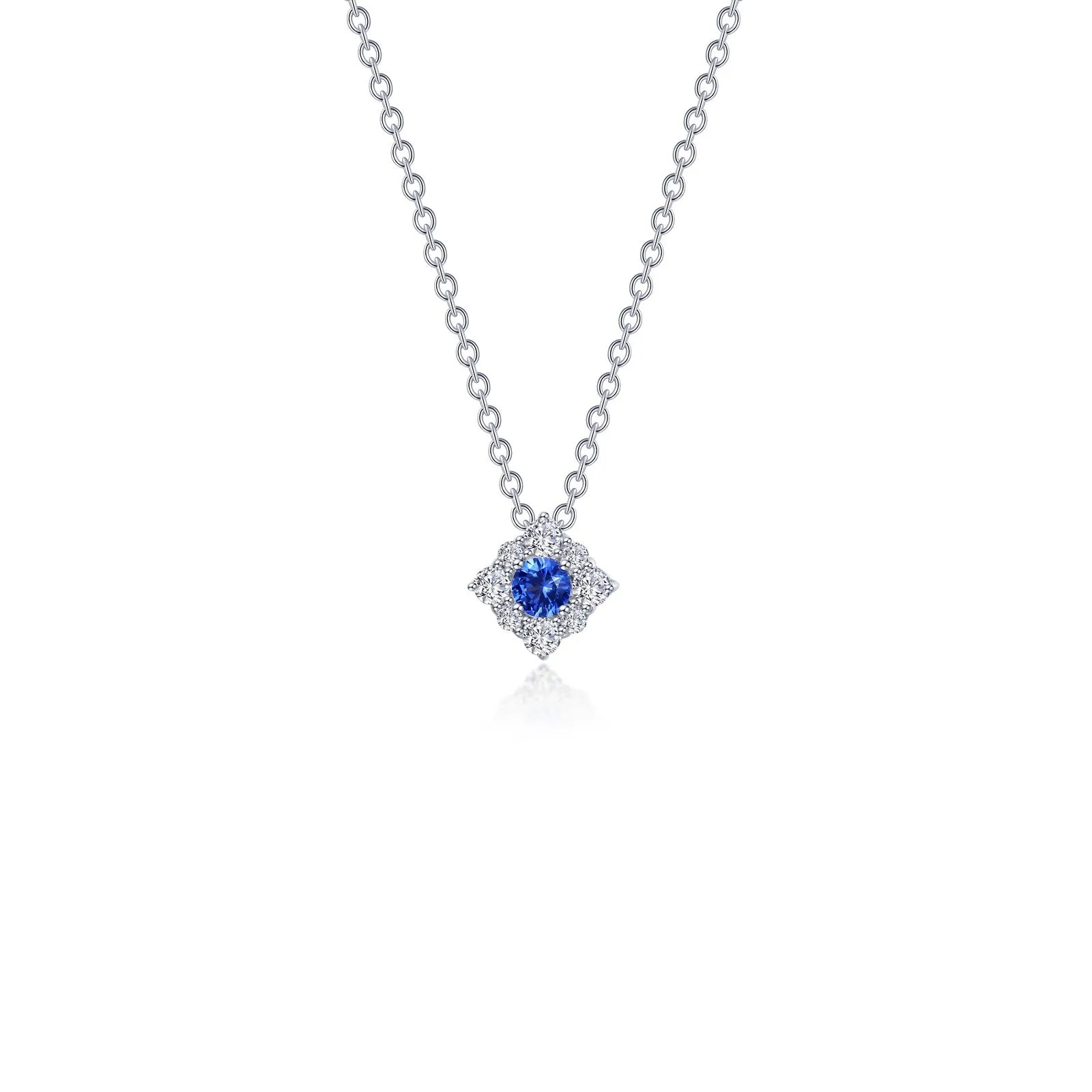 Lafonn Classic Sapphire Necklace N0324CSP18 