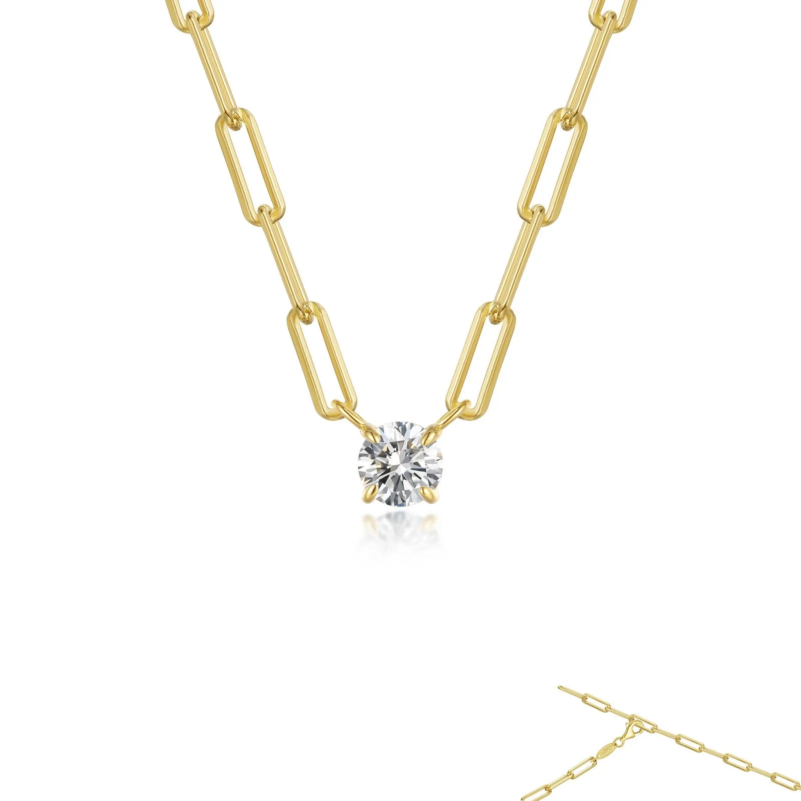 Lafonn Paperclip Diamond Necklace N0250CLG20 