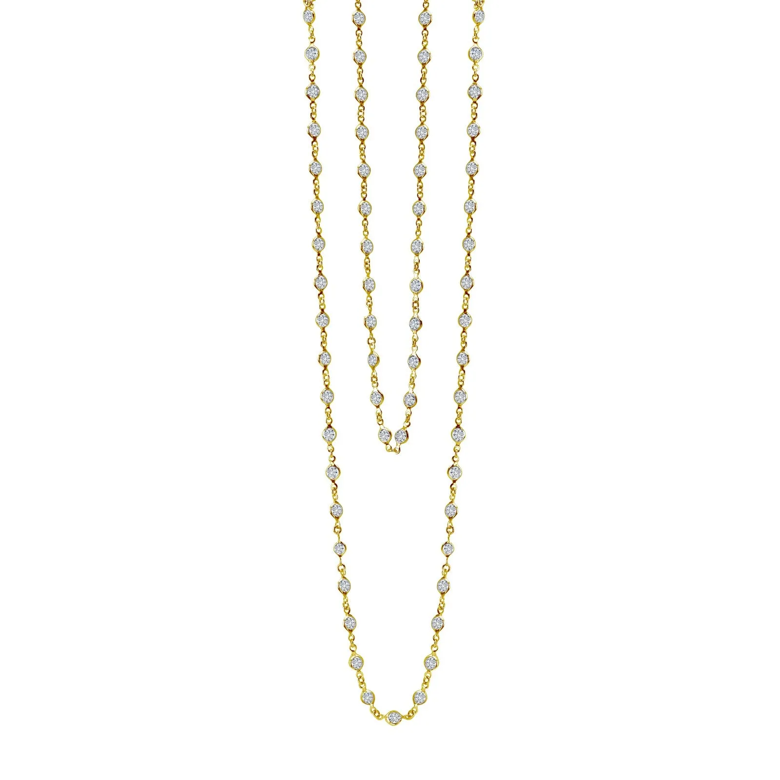 Lafonn Stackables Diamond Necklace N0009CLG36 