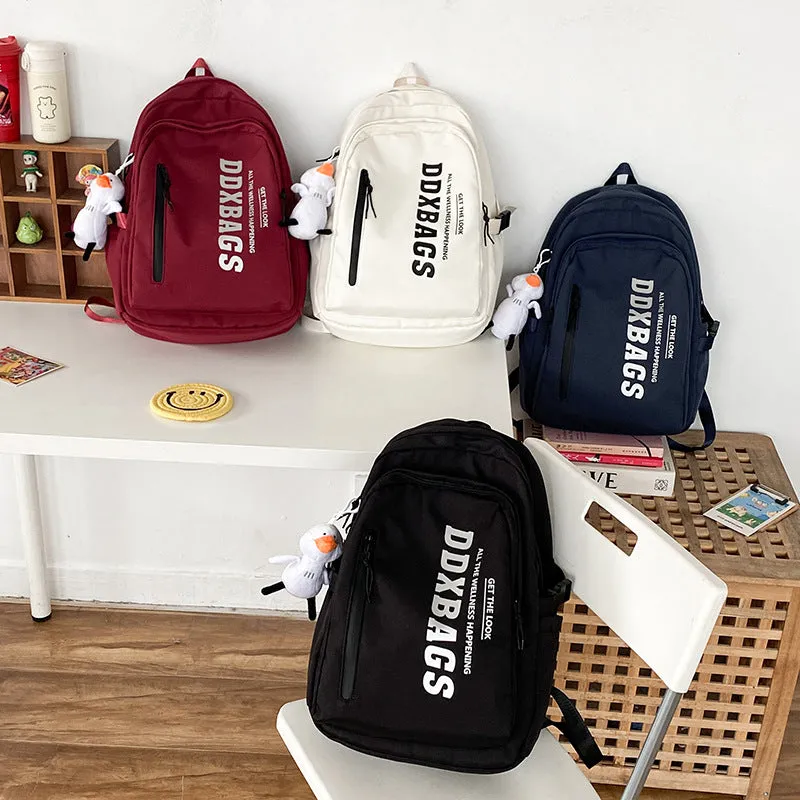 Large capacity backpack for junior high school and high school students 