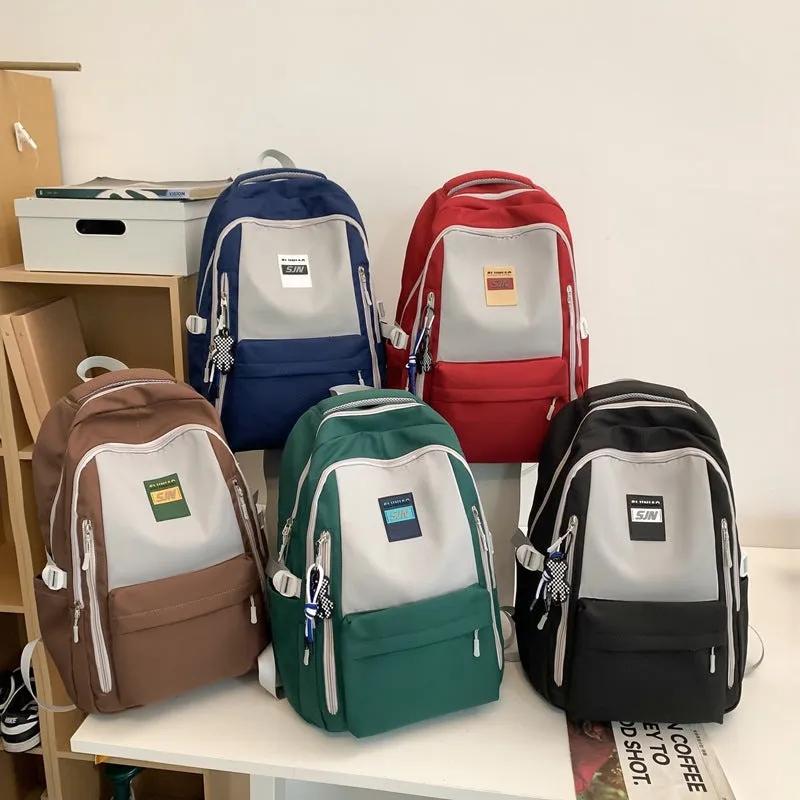 Large capacity computer backpack for middle school students 
