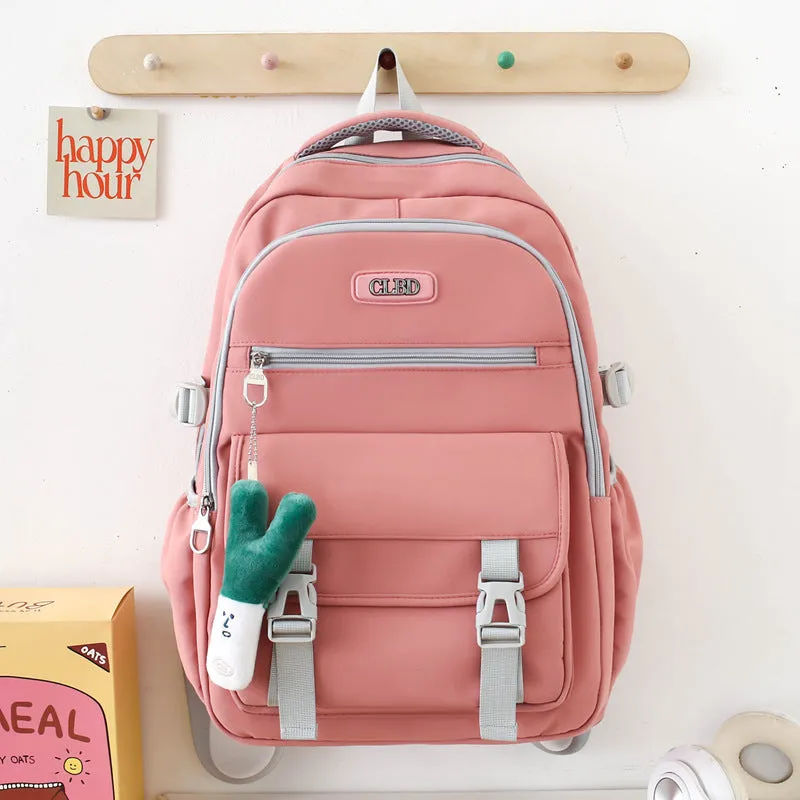 Large capacity high school student backpack